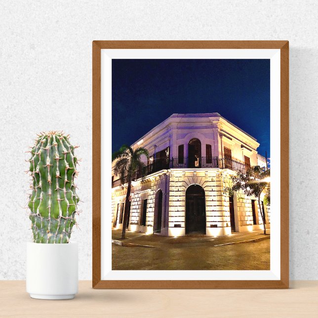 Poster Architecture coloniale du Vieux-Mexique (Créateur téléchargé)