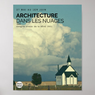 Poster Architecture dans les nuages