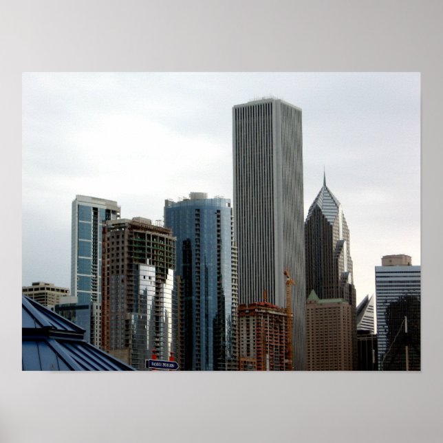 Poster Architecture de Chicago (Devant)