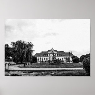 Poster Architecture de la gare de Slonim