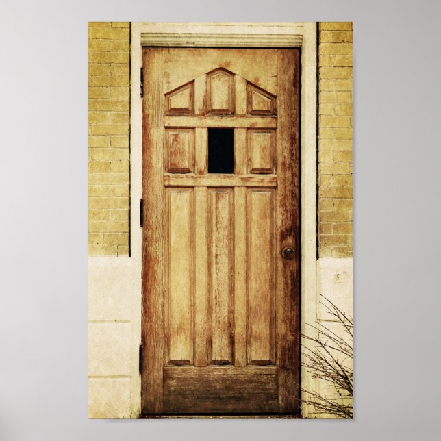 Poster Architecture des portes anciennes Photographie Art (Devant)