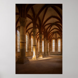 Poster Architecture du Cloître d'Abby  Allemagne