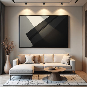 Poster Architecture Minimaliste Lumière et Ombre