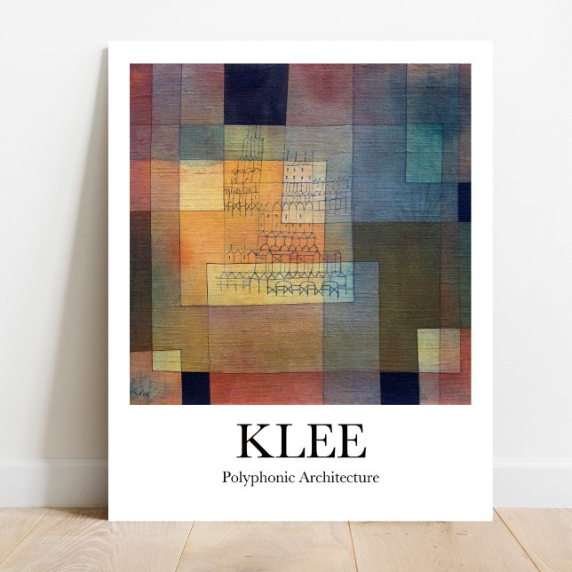 Poster Architecture polyphonique par Paul Klee (
Klee's Polyphonic Architecture: Own this iconic masterpiece! High-quality art print)