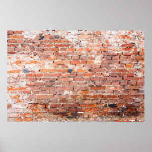 Poster Architecture vieillissante Abstraite
