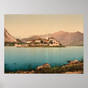 Poster Archivage Isola Pescatori I, Lac Majeur, Italie