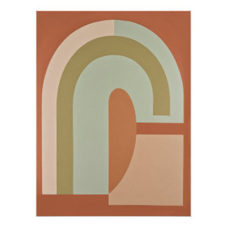 póster arcoiris boho poster