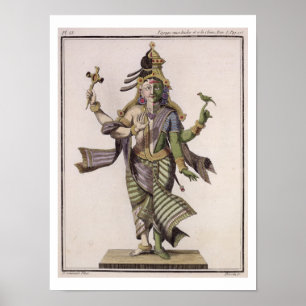 Poster Ardhanarishvara, de Voyage aux Indes et à la Ch