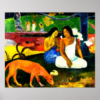 Poster Arearea de Paul Gauguin