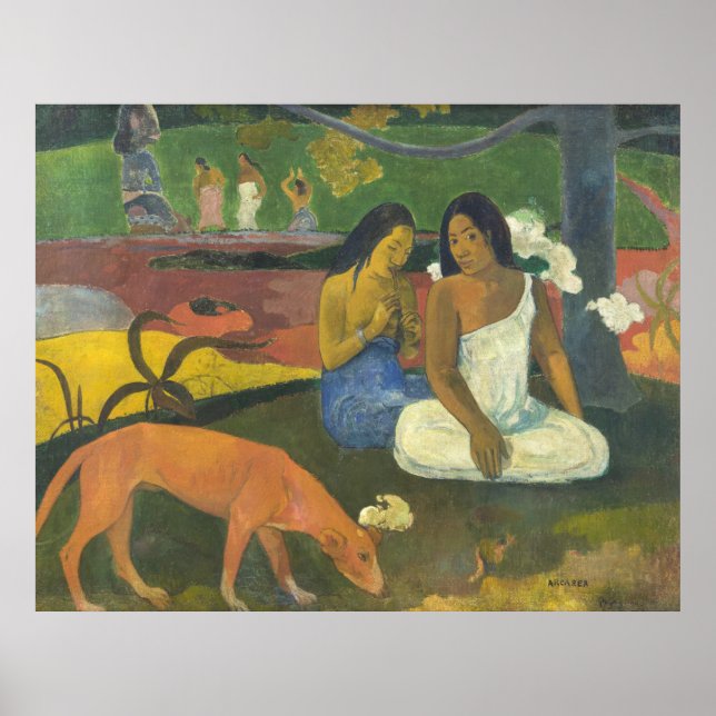 Poster Arearea Paul Gauguin Canvas (Devant)