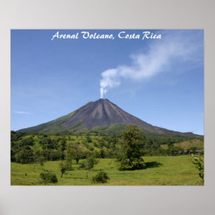 Poster Arenal Volcano Costa Rica