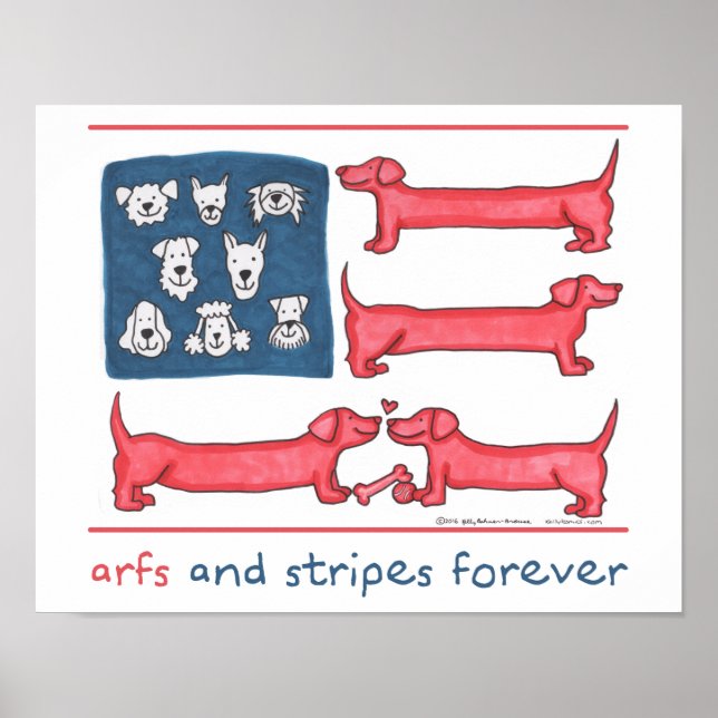 Poster Arfs & Stripes pour toujours (Devant)