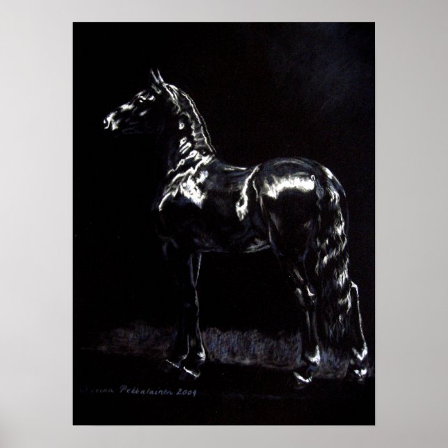 Poster Argent foncé (Devant)