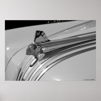 Poster Argent Pontiac Streak Hood Ornement