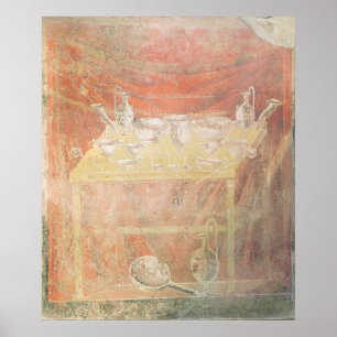 Poster Argent sur une table