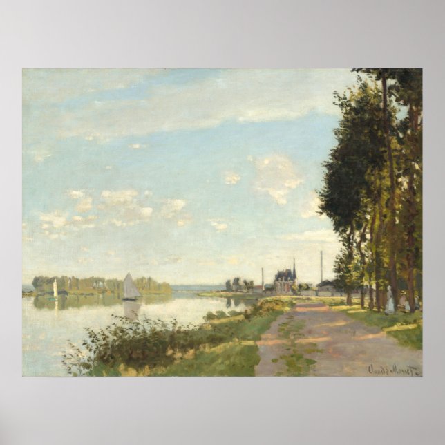 Poster Argenteuil - Claude Monet Fine Art (Devant)