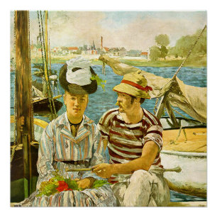 Poster Argenteuil Edouard Manet