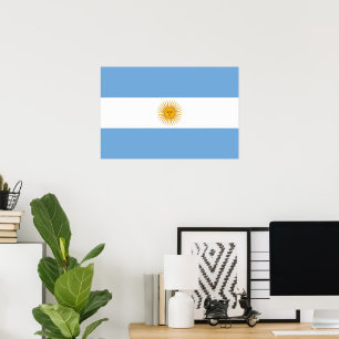 Poster Argentina flag