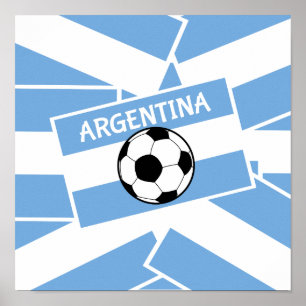 Poster Argentina Football