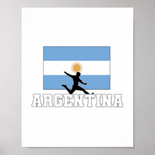 Poster Argentina Football Soccer National Team