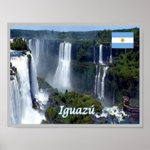 Poster Argentine - Chutes d'Iguazu -
