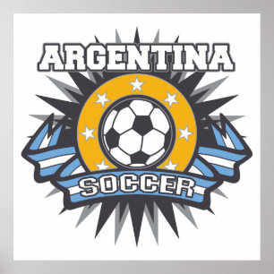 Poster Argentine Soccer Burn