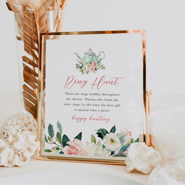 Poster ARIA Tea Party Ring Fête des mariées Jeu (Créateur téléchargé)