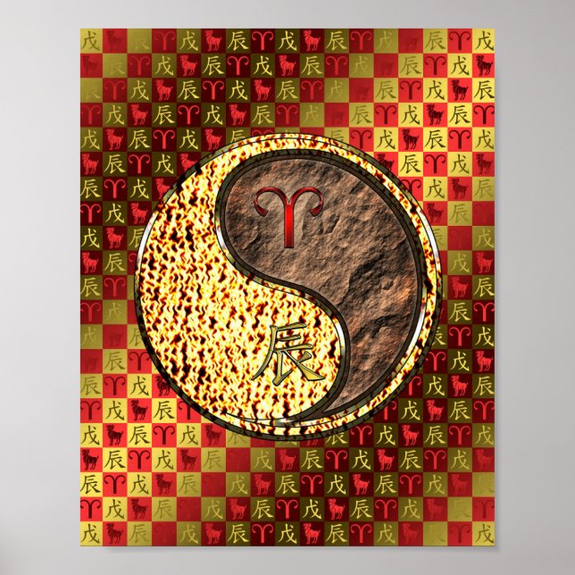 Poster Aries & Earth Dragon (Devant)