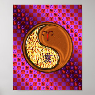 Poster Aries et Bois