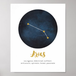 Poster Aries signe