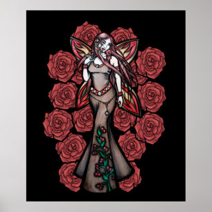 Poster Aries Zodiac Fée Déesse Astrologie Fées
