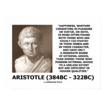 Aristote Bonheur Cultivé esprit caractère