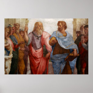 Poster Aristote et Platon par Raphael