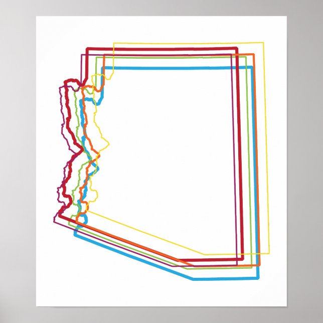 Poster arizona orgueil flou (Devant)