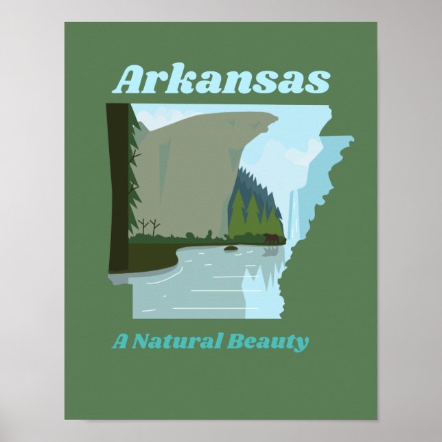 Poster Arkansas : Une beauté naturelle (Devant)