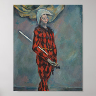 Poster Arlequin (Joker) (par Paul Cézanne)