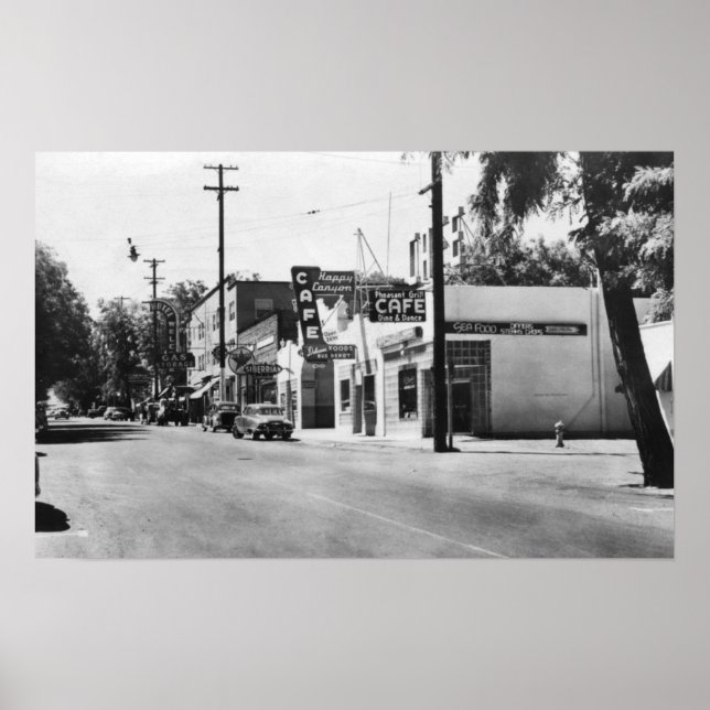 Poster Arlington, Oregon Main Street View Photographie (Devant)