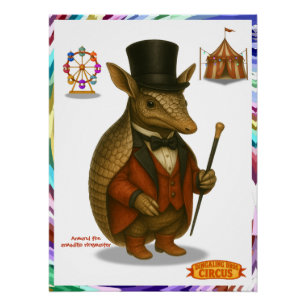 Poster Armand, le dompteur de tatou