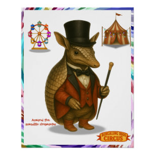 Poster Armand, le dompteur de tatou