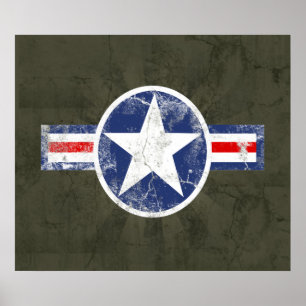 Poster Armée Air Corps Vintage