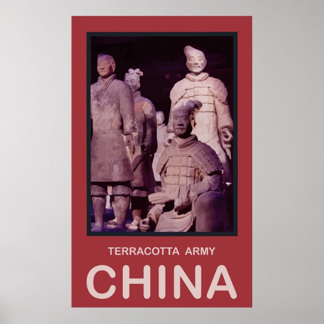 Poster Armée chinoise de terre cuite (Devant)