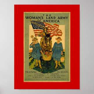 Poster Armée de terre féminine