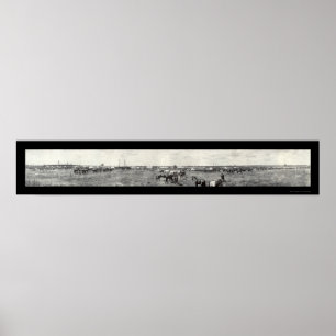 Poster Armée Fort Drum, photo 1910 de NY