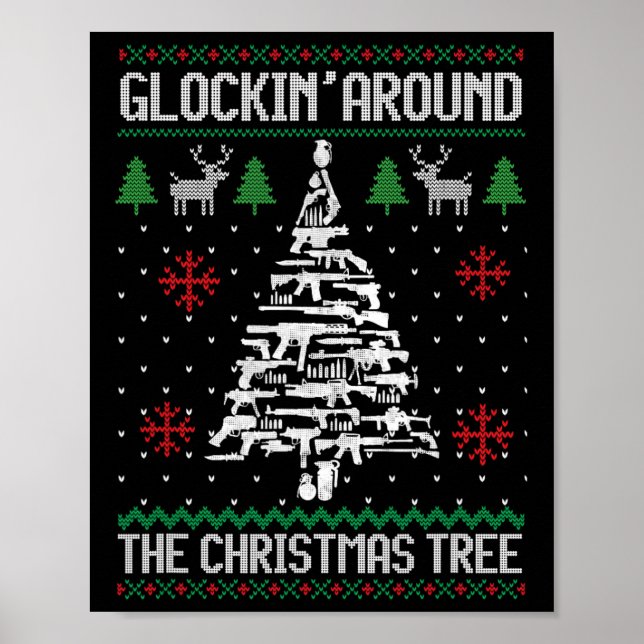 Poster Armes Amusantes Fun Noël Vilain S Pour Les Amateur (Devant)