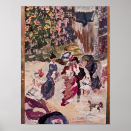 Poster armoire à cheval de style renoir