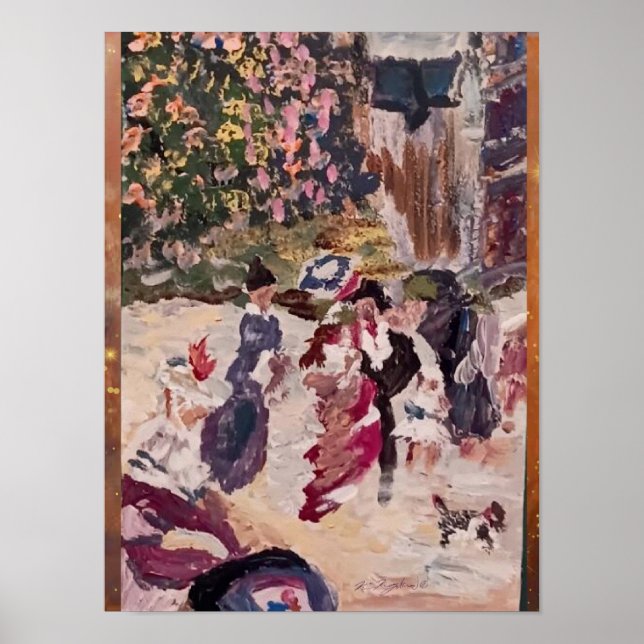 Poster armoire à cheval de style renoir (Devant)