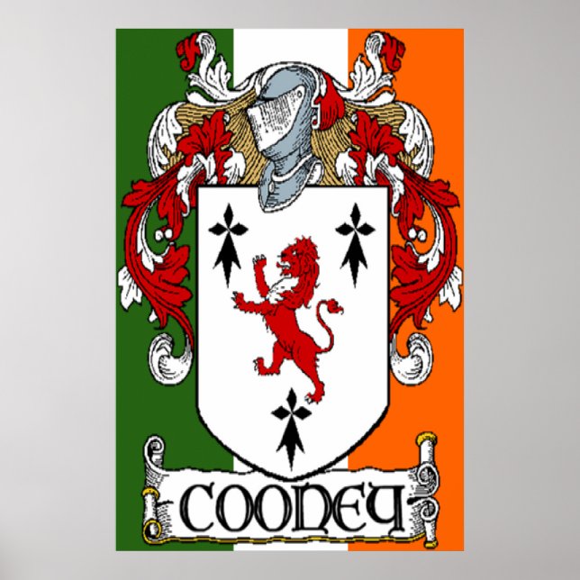 Poster Armoiries de Cooney Imprimer (Devant)