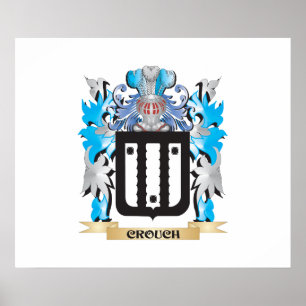 Poster Armoiries de Crouch - Armoiries de la famille
