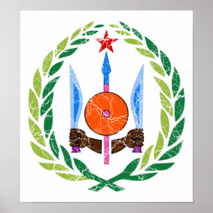 Poster Armoiries De Djibouti