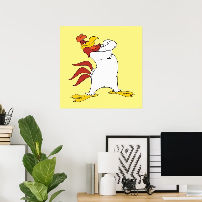 Poster Armoiries de Foghorn Leghorn franchies (Bureau à domicile)